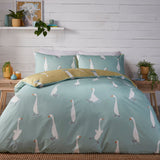 Puddles the Duck Polycotton Duvet Cover Set - Puddles The Duck Duvet Cover Set In Yellow 5