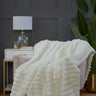 Rabbit Faux Fur Blanket Throw by Rapport Home