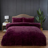 Rabbit Faux Fur Duvet Cover Set by Rapport Home