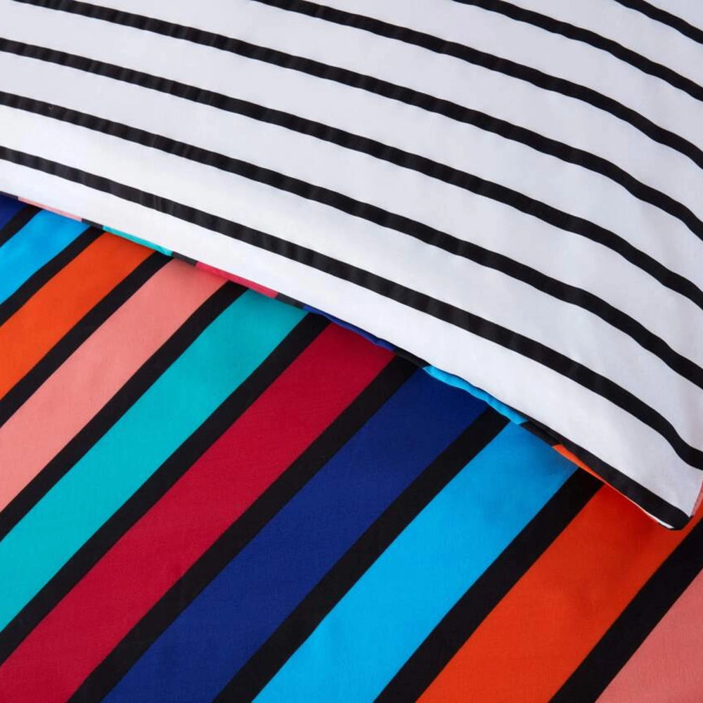 Oxford Stripe Duvet Cover Set by Rapport Home