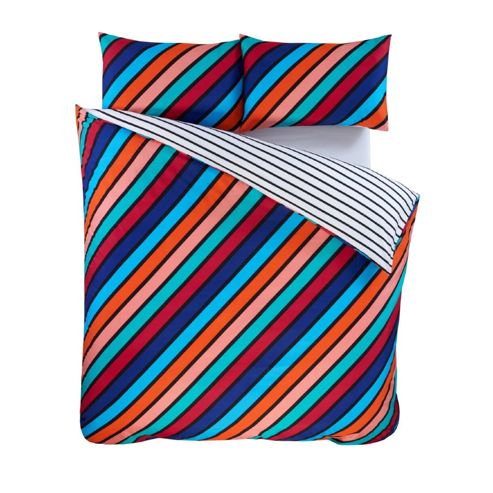 Oxford Stripe Duvet Cover Set by Rapport Home