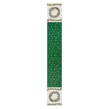 Christmas Robins Table Runner in Green