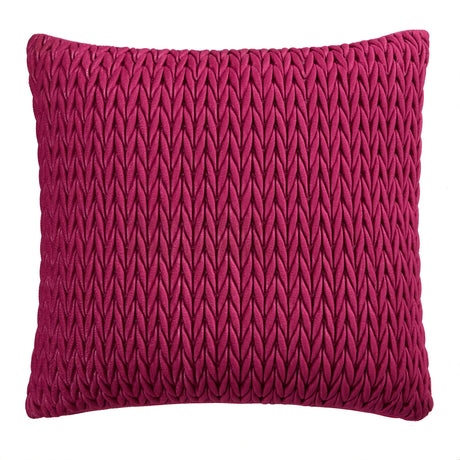 Laurence Llewelyn-Bowen Amory Velvet Cushion Cover 43cm x 43cm Fuchsia product image