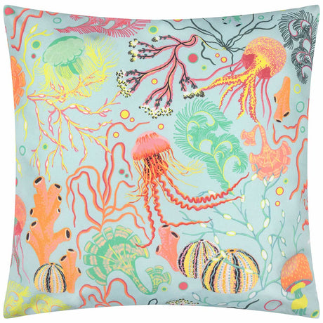 Reef Outdoor Cushion Cover / Filled Cushion 18" x 18" (45cm x 45cm) by furn.