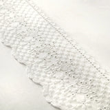 Renaissance Duvet Cover Set in White - Double