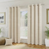 Royale Boucle Lined Eyelet Curtains by Enhanced Living