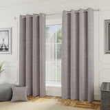 Royale Boucle Lined Eyelet Curtains by Enhanced Living