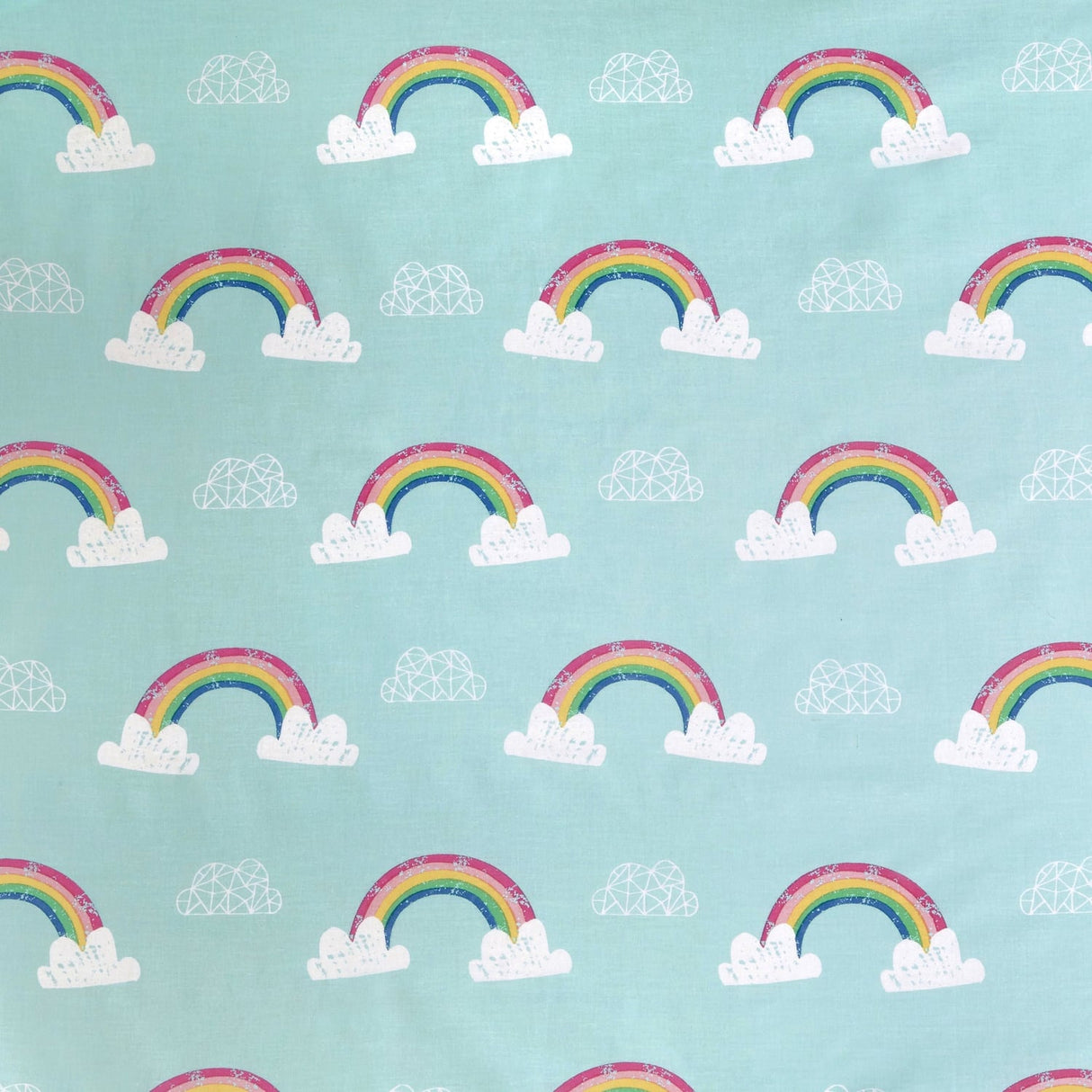 Rainbow Unicorn Kids Bedding 25cm Deep Fitted Sheet Single Double King Toddler - Rainbow Unicorn 25Cm Deep Fitted Bed Sheet In Multicolour 2