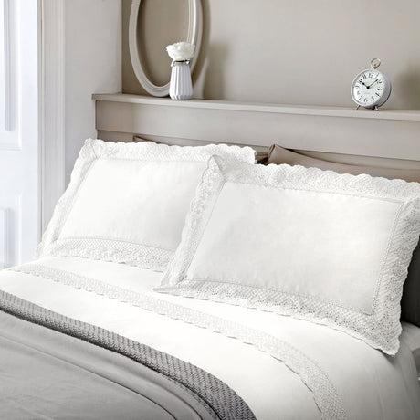 Renaissance 150 Thread Count Duvet Cover Set White