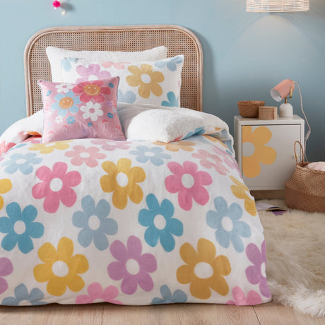 Retro Flower Floral Duvet Cover Set