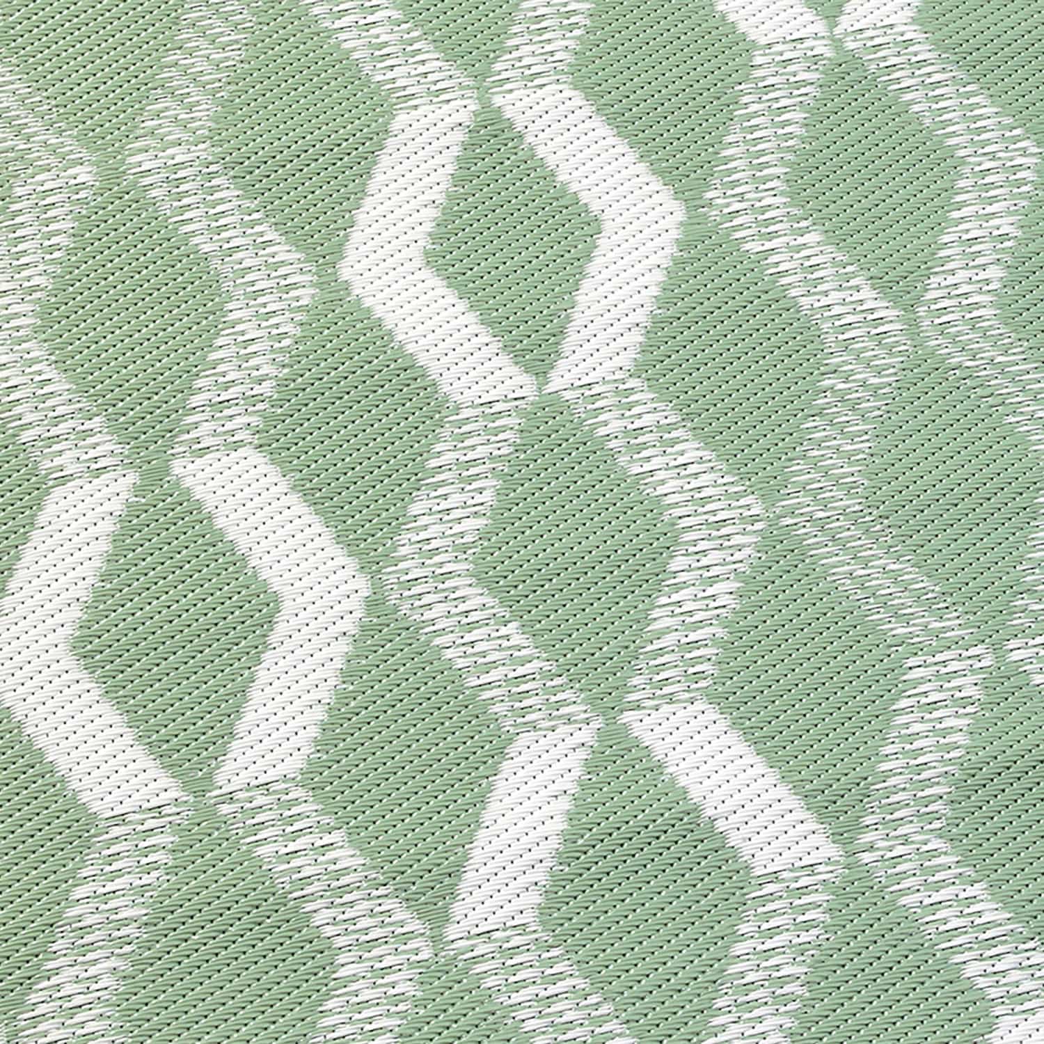 Rico Geometric Outdoor Rug Grey and Orange 120cm x 170cm - Rico Outdoor Rug In Green 120 X 170Cm 3