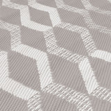 Rico Geometric Outdoor Rug Grey and Orange 120cm x 170cm - Rico Outdoor Rug In Grey 120 X 170Cm 3