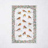 Ulster Weavers Robins & Berry Border Recycled Cotton Blend Tea Towel 3