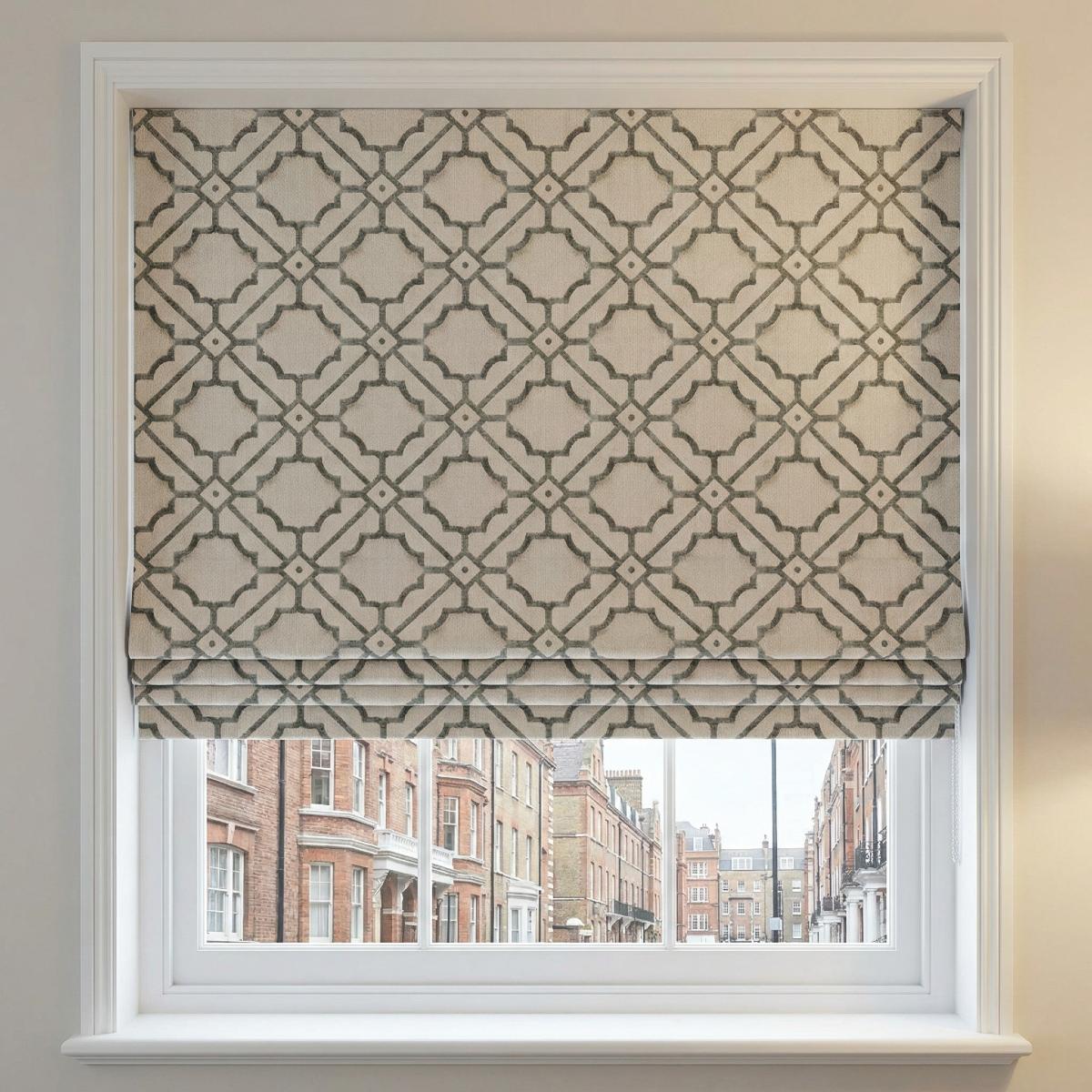 Rocco Made to Measure Roman Blind Duck Egg