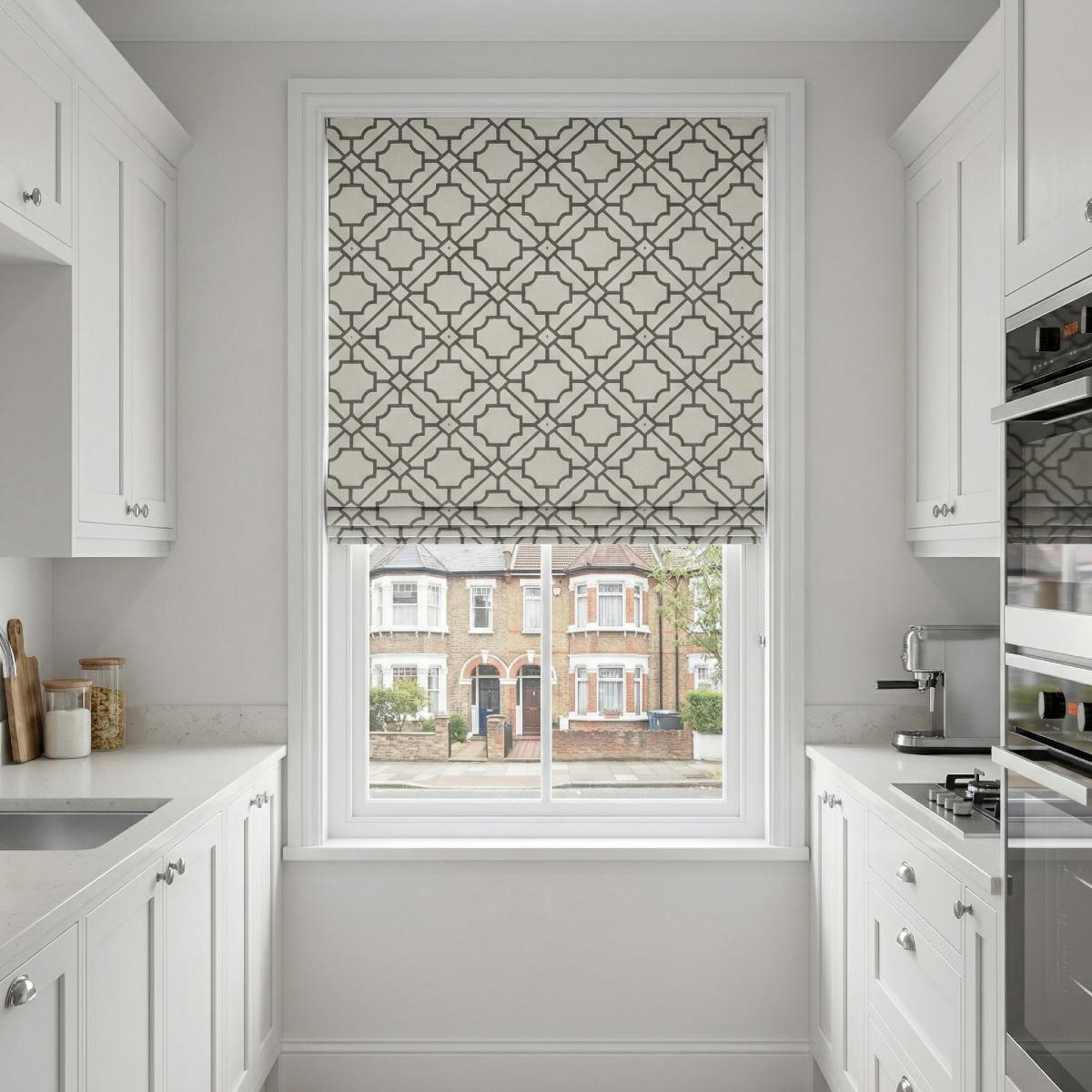 Rocco Made to Measure Roman Blind Graphite
