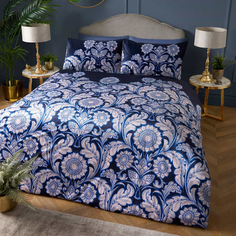 Laurence Llewelyn-Bowen Romilly Velvet Floral Duvet Cover Set