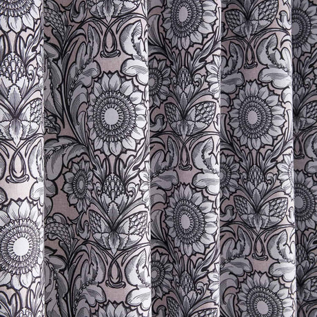 Laurence Llewelyn-Bowen Romilly Floral Velvet Blackout Eyelet Curtains Light Filtering Printed - Romilly Eyelet Curtains In Natural 3