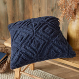 Snug Romo Fleece Cushion Cover Cosy 43cm x 43cm - Romo Cushion In Navy 43 X 43Cm 1