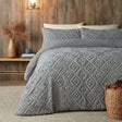 Snug Romo Cosy Fleece Duvet Cover Set - Grey