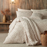 Snug Romo Cosy Fleece Duvet Cover Set - Natural - Romo Duvet Cover Set In Natural 4