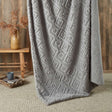 Snug Romo Cosy Fleece Reversible Throw – Grey – 130cm x 180cm