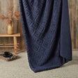 Snug Romo Cosy Fleece Reversible Throw – Navy – 130cm x 180cm