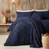 Snug Romo Cosy Fleece Reversible Throw – Navy – 130cm x 180cm - Romo Throw In Navy 130 X 180Cm 2