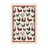 Ulster Weavers Rooster Luxury 100% Cotton Tea Towel - Rooster Cotton Tea Towel In Cream 2