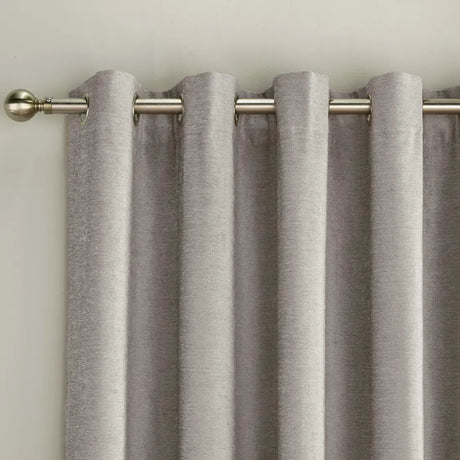 Savoy Chenille Blackout Eyelet Curtains by Enhanced Living