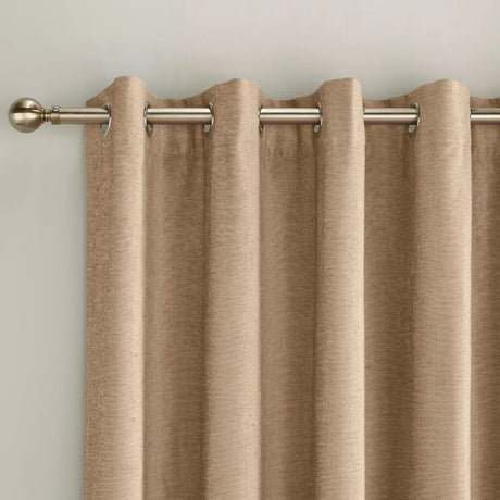 Savoy Chenille Blackout Eyelet Curtains by Enhanced Living
