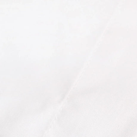 Plain Dye Pair of Housewife Pillowcases in White 50 x 75cm