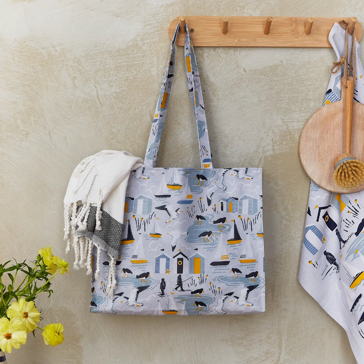 Ulster Weavers Seashore Cotton Textiles Shoulder Bag