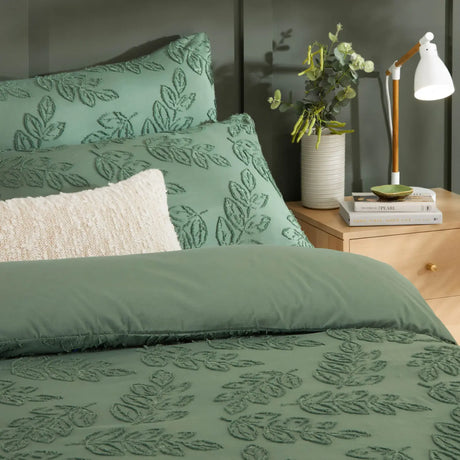 Seville Leaf Soft Touch Duvet Cover Set by Duvet Day