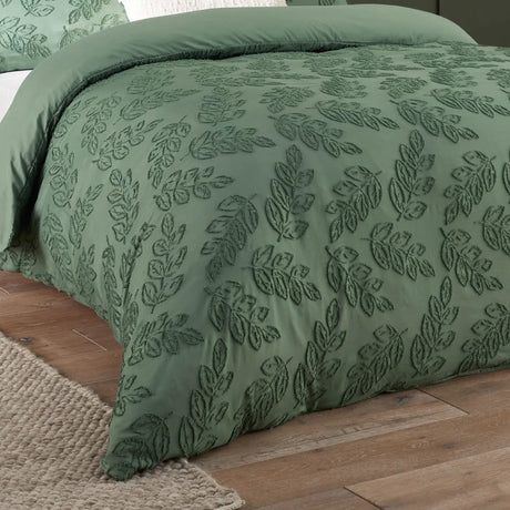 Seville Leaf Soft Touch Duvet Cover Set by Duvet Day
