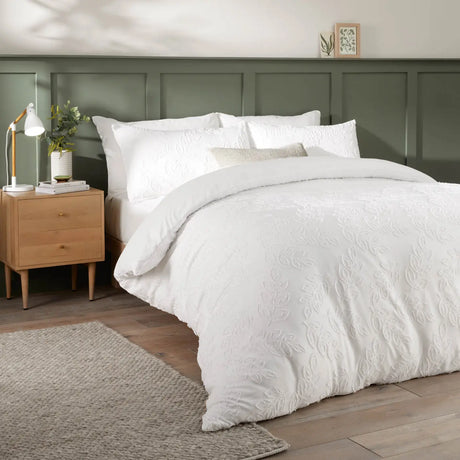 Seville Leaf Soft Touch Duvet Cover Set by Duvet Day