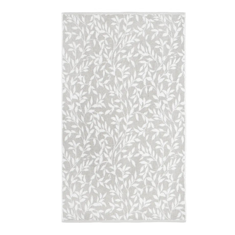 Sandringham Jacquard Leaf 550 gsm Towel by Fusion
