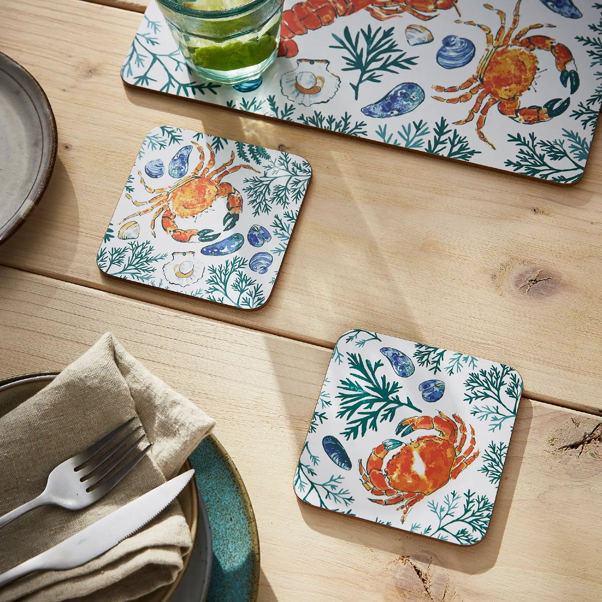 Ulster Weavers Shellfish Coasters 4 Pack