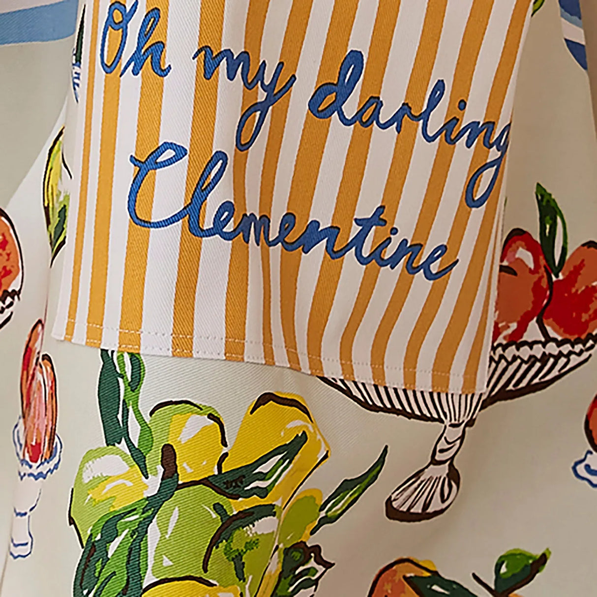 Summer Fruits Cotton Apron in Multicolour