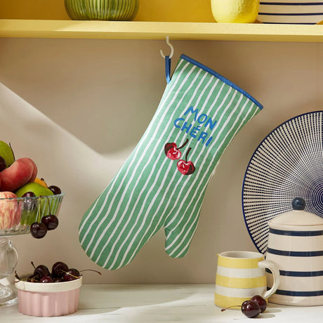 Summer Fruits Gauntlet Oven Glove in Multicolour