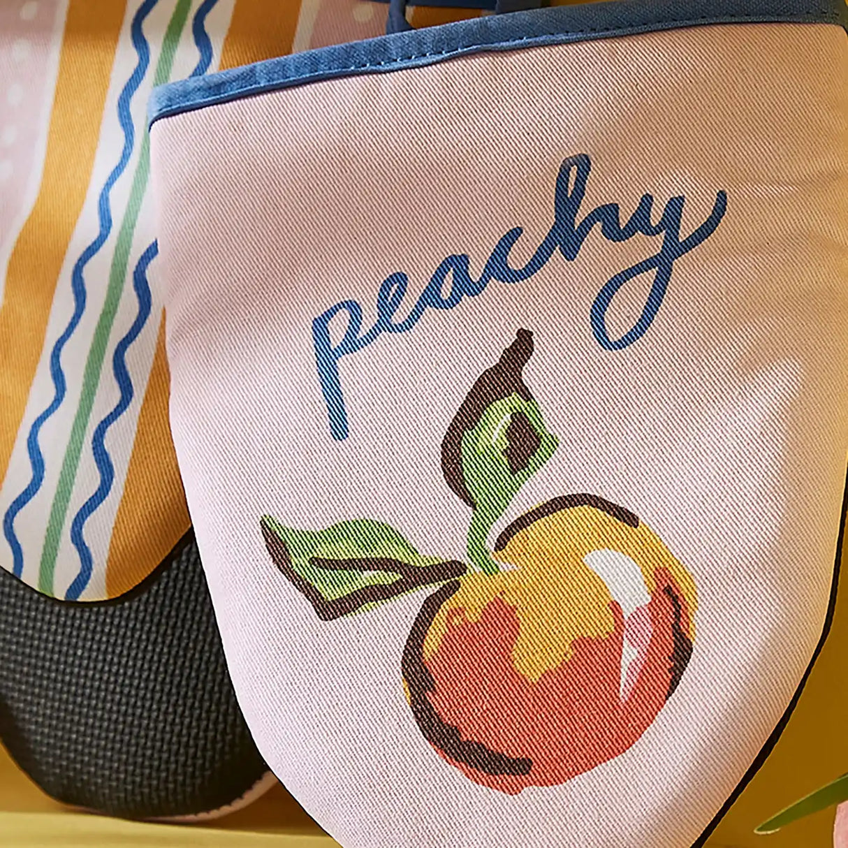 Summer Fruits Microwave Mitts Pair in Multicolour