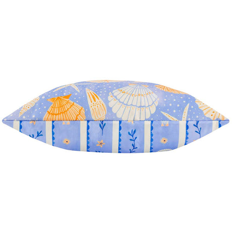 Sea Shells Outdoor Cushion Cover / Filled Cushion 18" x 18" (45cm x 45cm) by furn.