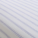Dreams & Drapes Sweetpea Floral 100% Cotton Lilac Fitted Sheet 2