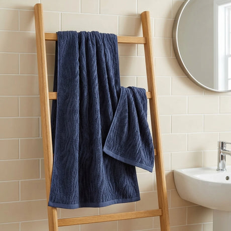 Safari 500gsm Midnight Blue 100% Cotton Towels-3