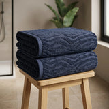 Safari 500gsm Midnight Blue 100% Cotton Towels-4