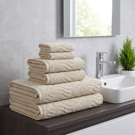 Safari 500gsm Natural Sand 100% Cotton Towels-2