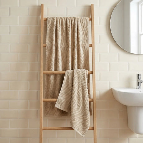 Safari 500gsm Natural Sand 100% Cotton Towels-4