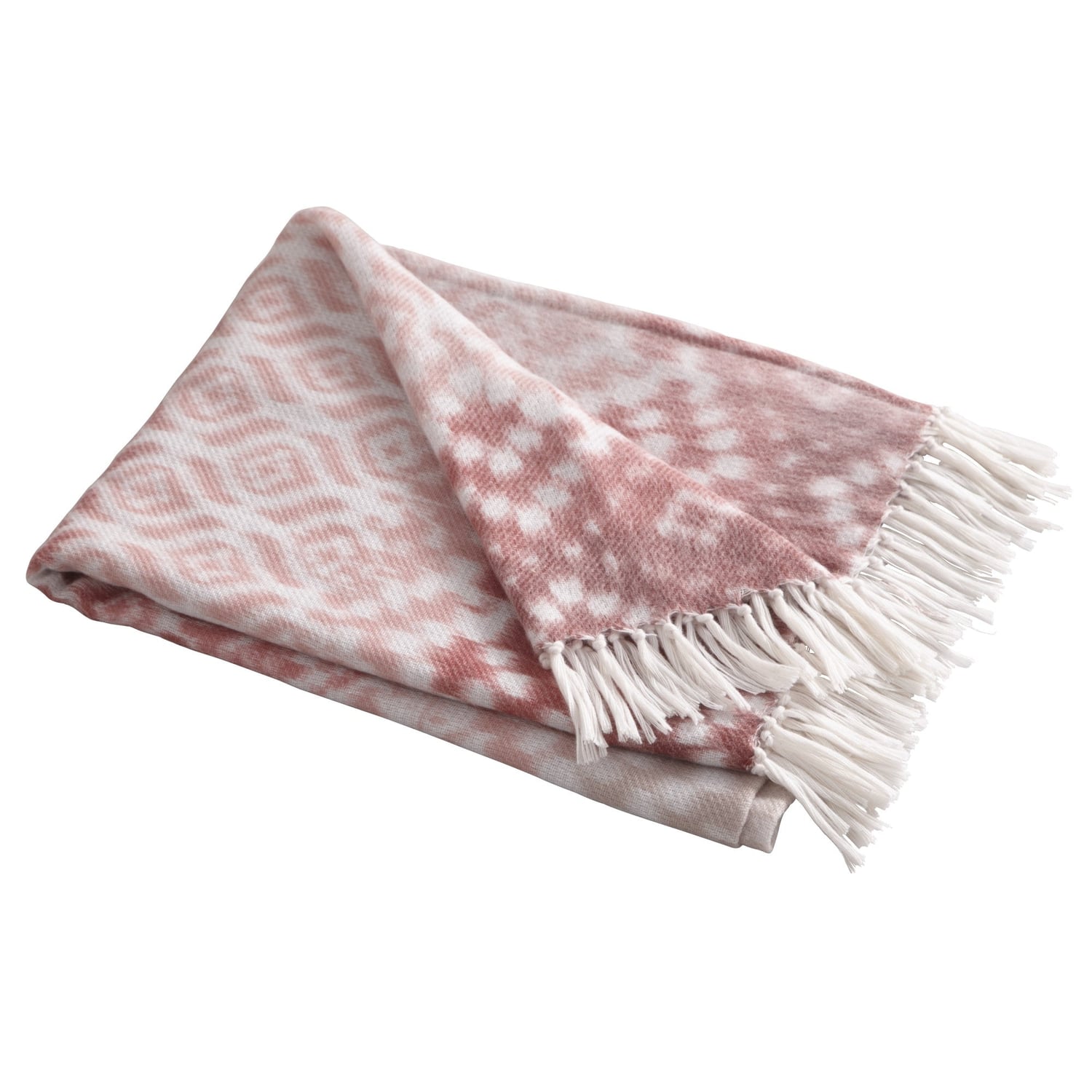 Hygge Sakari Tasselled Blue Cosy Reversible Throw – Terracotta – 130cm x 180cm - Sakari Bedspread In Terracotta 130 X 180Cm 2