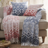 Sakari Cushion Cover 43cm x 43cm 17" x 17" - Blue - Sakari Cushion In Blue 43 X 43Cm 4