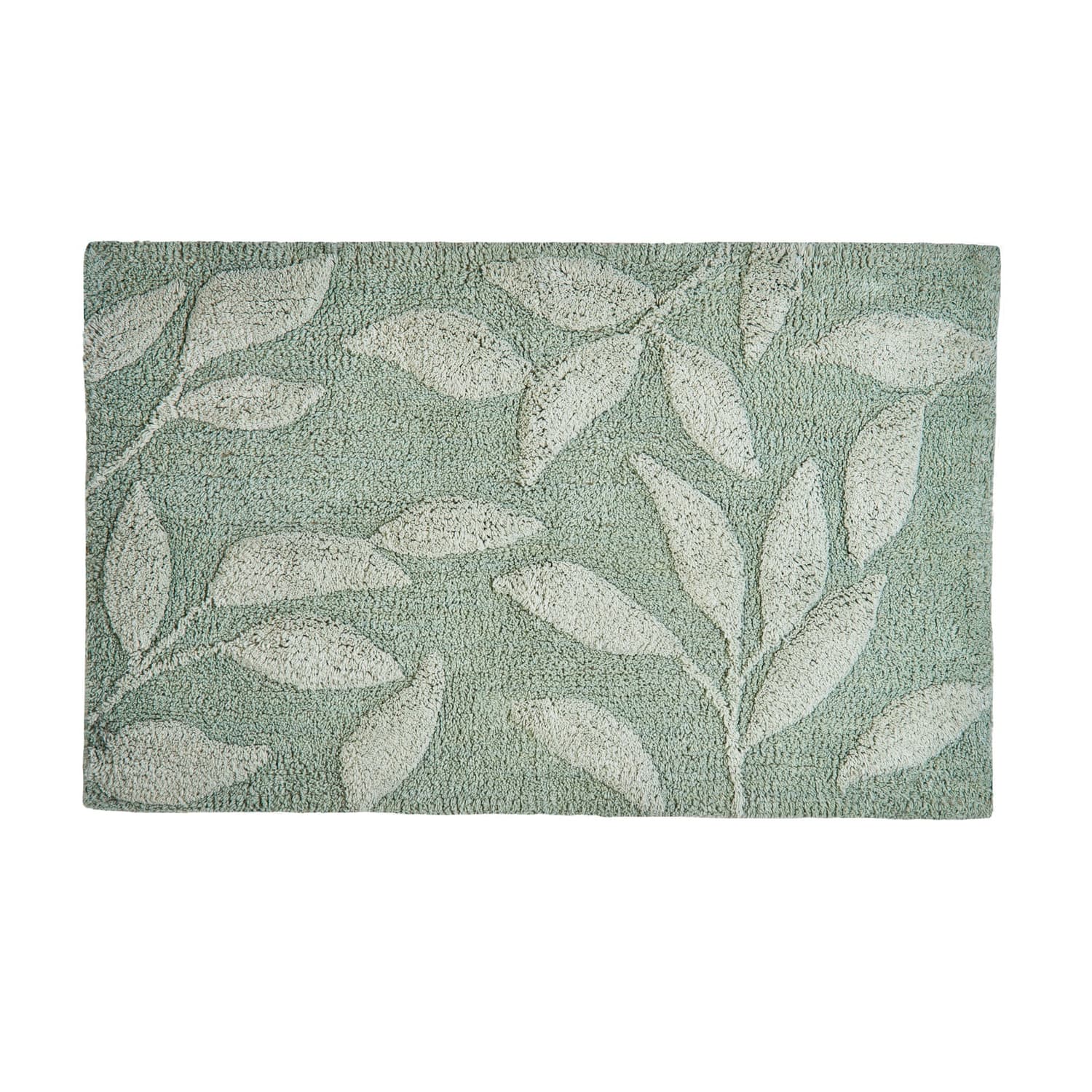 Sandringham Soft Absorbent Bath Mat 50cm x 80cm - Sandringham Bath Mat In Steel Sage 50 X 80Cm 2