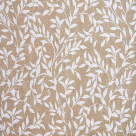 Sandringham Jacquard Leaf 550gsm Towel - Natural - Sandringham Towels In Natural 2